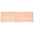 Estante de pared madera maciza roble sin tratar 180x50x(2-4)