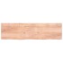 Estante pared madera roble tratada marrón claro 220x60x(2-6)