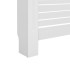 Cubiertas para radiador 2 unidades MDF blanco 152x19x81,5