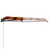 Toldo retráctil automático naranja y marrón 350x250