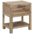 Mesitas de noche con cajones madera acacia maciza 40x30x48