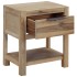 Mesitas de noche con cajones madera acacia maciza 40x30x48