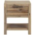 Mesitas de noche con cajones madera acacia maciza 40x30x48