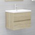 Mueble con lavabo madera de ingeniería roble