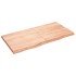 Tablero mesa madera roble tratada marrón claro 120x60x(2-4)