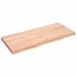 Tablero mesa madera roble tratada marrón claro 140x60x(2-6)