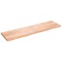 Tablero mesa madera roble tratada marrón claro 220x60x(2-6)