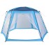 Carpa para piscina de tela azul 500x433x250