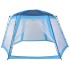 Carpa para piscina de tela azul 500x433x250