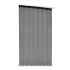 Casetilla para leña acero galvanizado gris 163x83x154