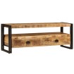 Mueble para TV madera maciza de mango 120x35x45 cm