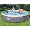 Bestway Juego de piscina inflable Fast Set con bomba 396x84 cm