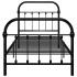 Estructura de cama de metal 90x200