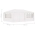 Carpa profesional para fiestas con paredes blanco 90 g/m² 4x6