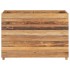 Jardinera madera maciza de teca y acero 100x40x72
