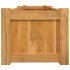 Arriate de madera maciza de teca 150x30x25