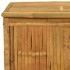 Caja de almacenaje de jardín bambú 110x52x55