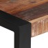 Mesa de comedor de madera maciza reciclada 70x70x75