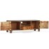 Mueble para TV de madera maciza vintage 118x30x40