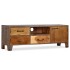 Mueble para TV de madera maciza vintage 118x30x40