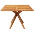 Mesa de jardín madera maciza de acacia 110x110x75