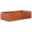 Arriate de madera de acacia 200x100x50 cm