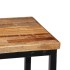 Mesa consola de teca maciza reciclada 90x30x76