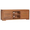 Mueble para TV madera maciza de teca 110x30x40 cm