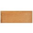 Mesa consola de madera maciza de roble 110x35x75