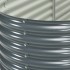 Arriate de acero galvanizado gris 240x80x81