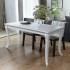 Mesa de comedor 116x66x76 cm blanco