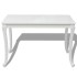 Mesa de comedor 116x66x76 cm blanco