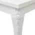 Mesa de comedor 116x66x76 cm blanco