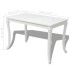 Mesa de comedor 116x66x76 cm blanco