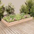 Jardinera arriate con forro madera maciza abeto 240x120x25