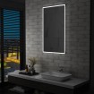Espejo de pared de baño con LED 60x100 cm