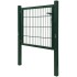 Cancela de valla 2D individual verde 106x130