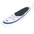 Set de tabla inflable de paddle surf SUP azul y