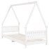 Estructura de cama para niños madera de pino blanco 80x200