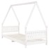 Estructura de cama para niños madera de pino blanco 80x200