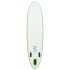 Juego de tabla paddle surf inflable verde y