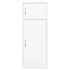 Armario para sillas de montar acero blanco 53x53x140