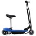 Patinete eléctrico con asiento azul 120