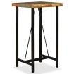 Mesa de bar de madera maciza reciclada 60x60x107 cm