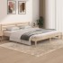 Estructura de cama madera maciza de pino 180x200