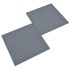 Losetas de goma protección de caídas 18 uds gris 50x50x3