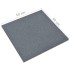 Losetas de goma protección de caídas 18 uds gris 50x50x3