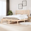 Estructura de cama madera maciza de pino 150x200 cm