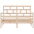 Estructura de cama de madera maciza de pino 140x200