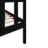 Estructura de cama madera maciza de pino negro 75x190